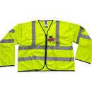 Royal Mail HI Vis Neon and Silver Reflective Over Jacket (2XL)