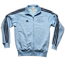 Adidas Light Baby Blue and Navy Football Vintage 03 Tracksuit Jacket (S)