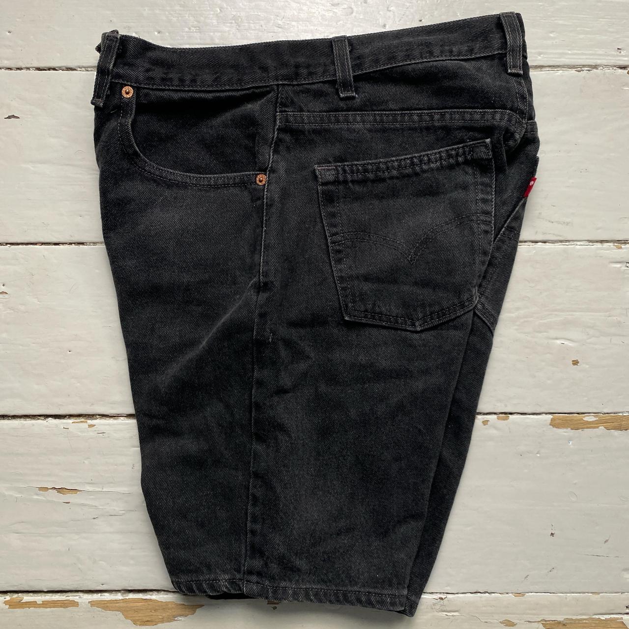 Levis 505 Grey Jean Jorts Shorts
