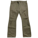Levis 501 Baggy Khaki Olive Green Jean Trousers (36W)