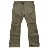 Levis 501 Baggy Khaki Olive Green Jean Trousers (36W)