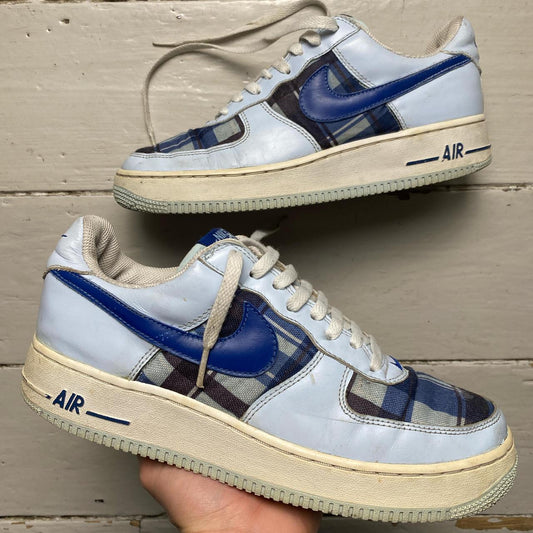 Nike Air Force 1 Blue Tartan Vintage 2003 Premium