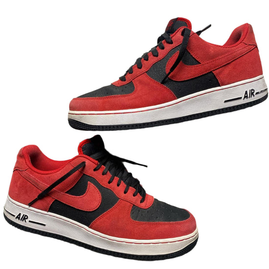 Nike Air Force 1 Low '07 Red Black Chicago (UK 10.5)