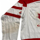 Nike Team Canada Vintage y2k Vancouver 2010 Hockey Jersey Red and White (L)