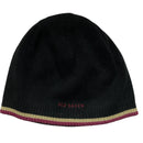 Ted Baker Black and Pink Stripe Beanie Hat