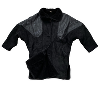 O’Ned Leather Shearling Vintage Womens Coat (L)
