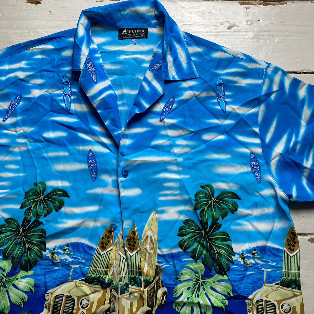 Hawaiian Floral Summer Short Sleeve Shirt