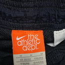 Nike Air Athletic Department Black and White Shell Trackpant Cargo Bottoms (W 30)