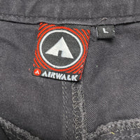 AirWalk Black and White Cargo Shorts (L)