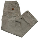 Carhartt Vintage Distressed Workwear Carpenter Cargo Trousers Light Khaki (36W)