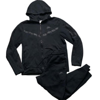 Nike Tech Fleece Black Full Tracksuit (M)