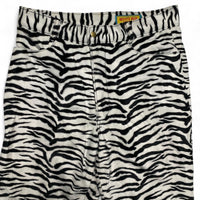Bettys Blue Vintage Zebra Felt Flared Trousers