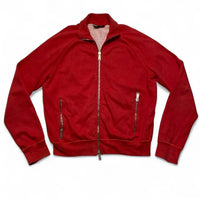 Dsquared Red and White Zip Up Jumper (2XL)