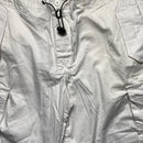 Criminal Damage White Cargo Parachute Combat Shorts (L)