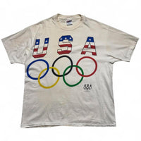 USA Olympics Vintage 90’s Single Stitch Graphic T Shirt (XL)