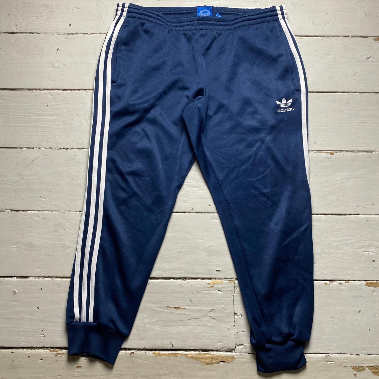 Adidas SST Navy and White Joggers