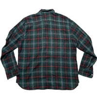 Levis Plaid Shirt Green Red and White (XL)