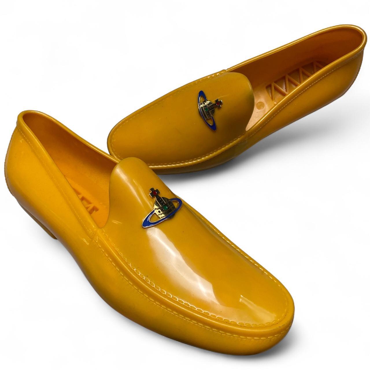 Vivienne Westwood Rubber Yellow Loafers (UK 11)