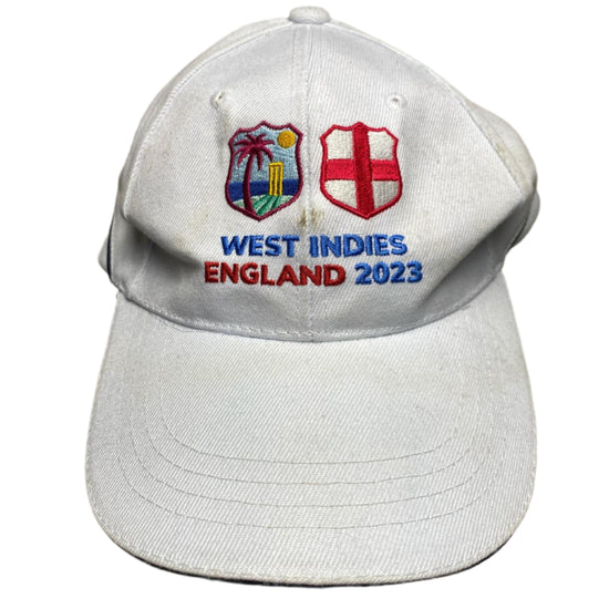 West Indies England 2023 White Baseball Cricket Cap