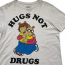 Arthur Vintage Hugs Not Drugs White T Shirt (M)