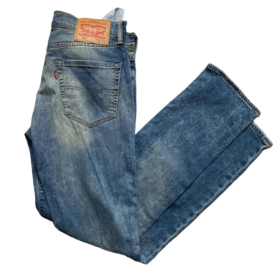 Levis 511 Light Blue Stonewash Jeans (32W)