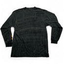 Sideout Vintage y2k Dragon Grey and Yellow Flames Grunge Long Sleeve T Shirt (L)