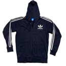 Adidas Originals Navy and White Hoodie (M)