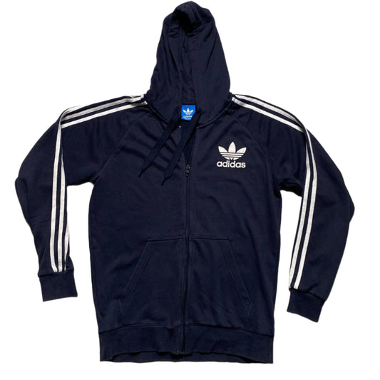 Adidas Originals Navy and White Hoodie (M)