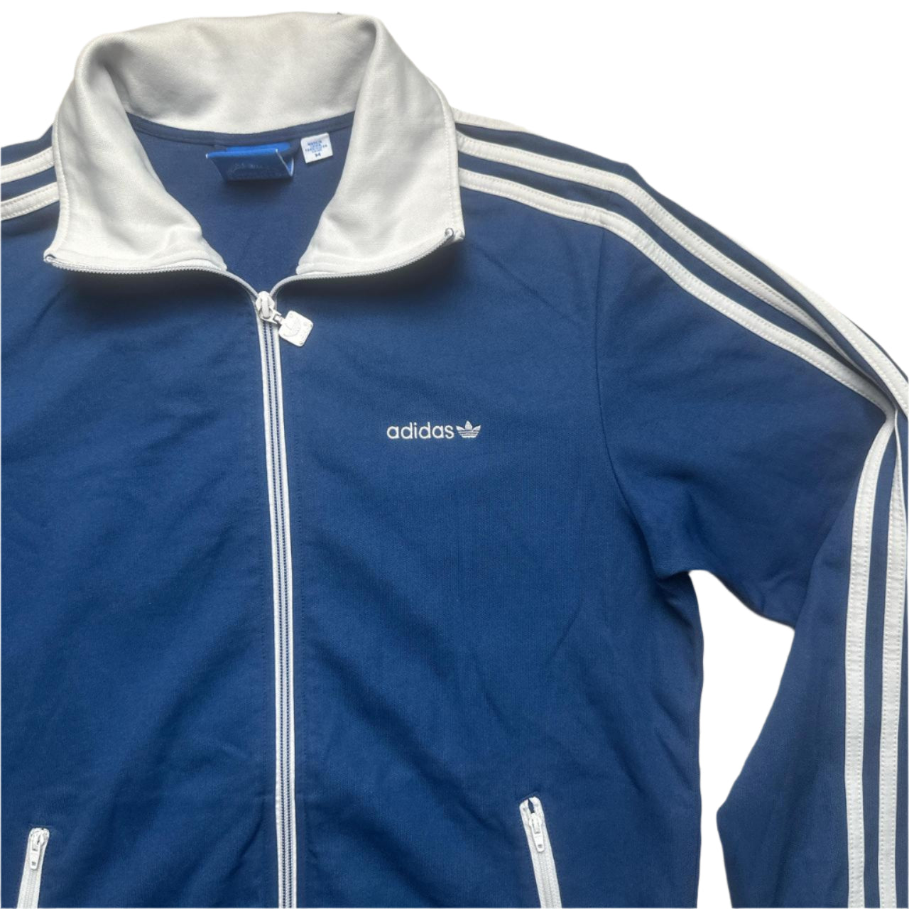 Adidas Superstar SST Blue and White Tracksuit Jacket (M)