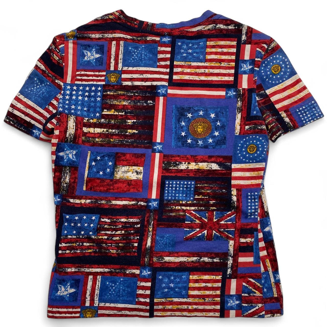 Versace Jeans Couture Vintage USA UK Prints Womens Baby Tee T Shirt (S)