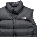 The North Face Nuptse 700 Fill Black and White Gilet (L)