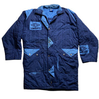 Umbro Vintage 90’s Long Football Jacket Blue (M)
