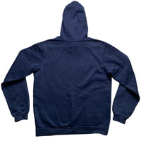 Nike Club Contrast Stitch Navy and White Hoodie (M)