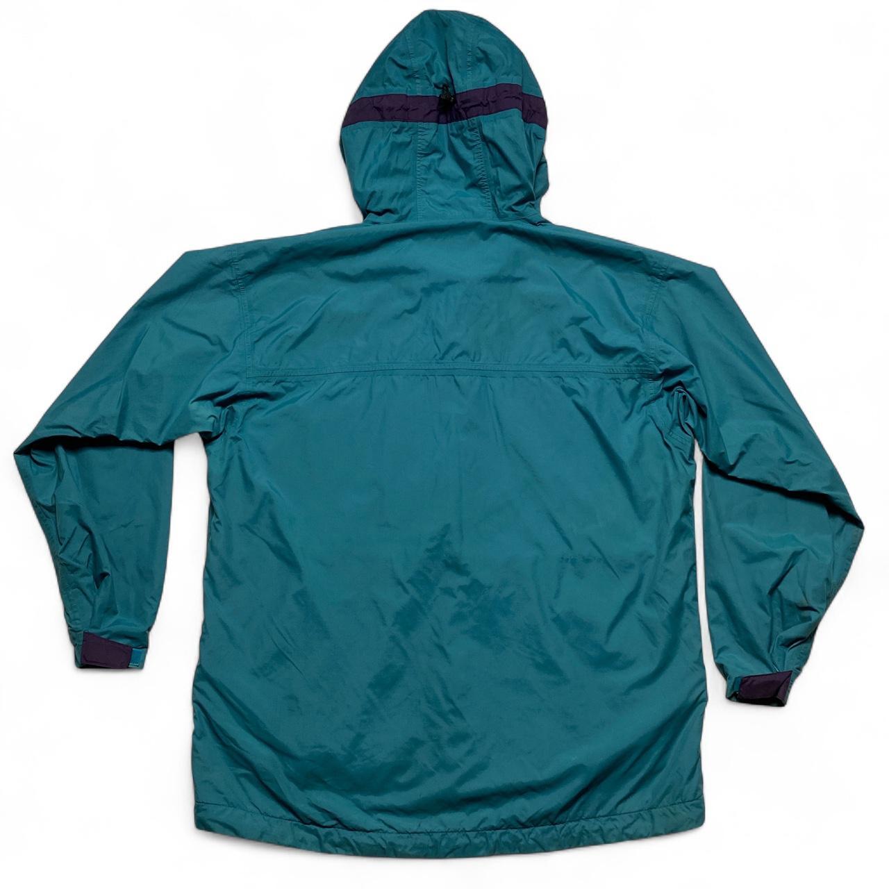 Patagonia Vintage 90’s Green and Purple Skidoo Windbreaker (M)