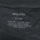 Maharishi Pacifist Military Design Black and White T Shirt (2XL)