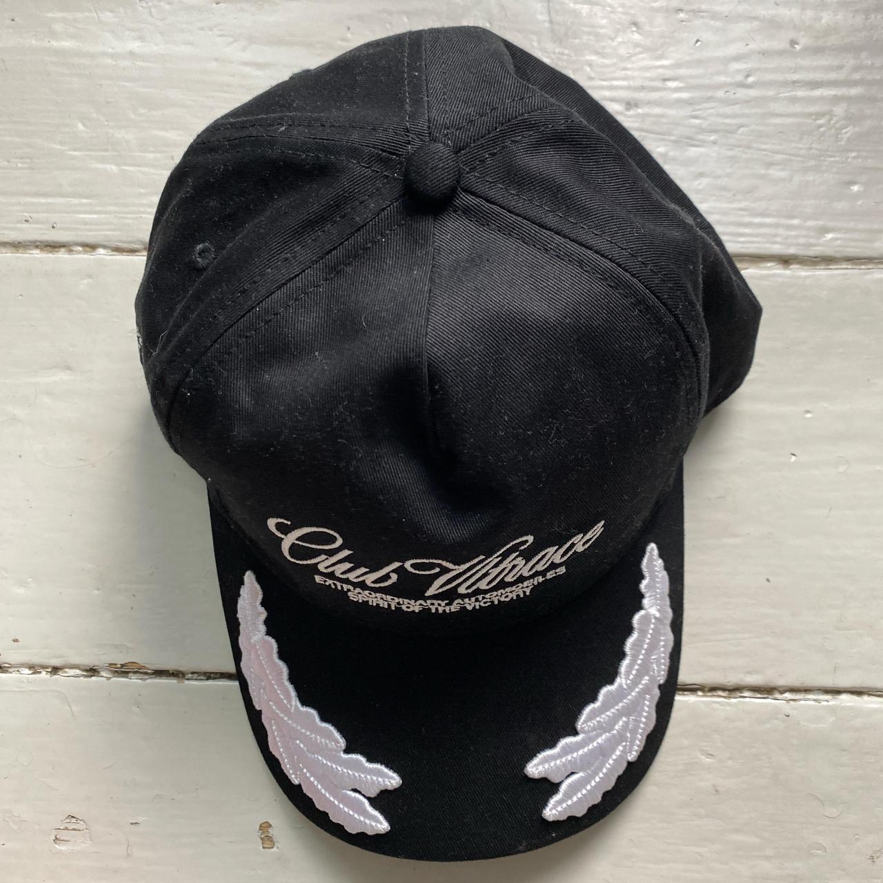 Club Ultrace Vintage Black and White Winners Racing Cap