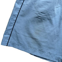 Umbro Vintage Light Blue and Navy Shell Trackpant Shorts (XL)