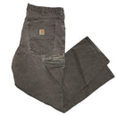 Carhartt Khaki Grey Vintage Workwear Carpenter Cargo Trousers (36W)