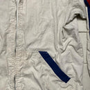 Nike Vintage 90’s Cream Navy and Red Tracksuit Nylon Shell Jacket (XL)