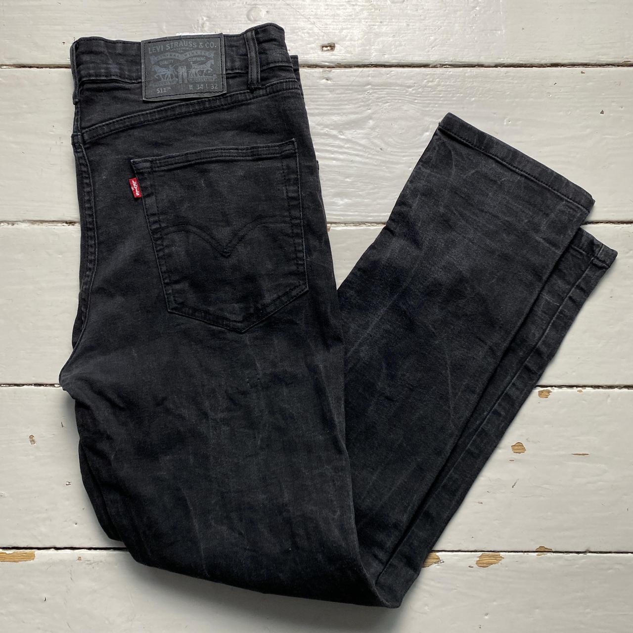 Levis 511 Black Slim Jeans