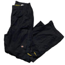 Dickies Black Cargo Windproof Shell Trackpant Baggy Bottoms and Shorts 2 in 1 (W 34)