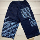 Criminal Damage Graffiti Baggy Vintage y2k Denim Carpenter Style Jorts Jean Shorts