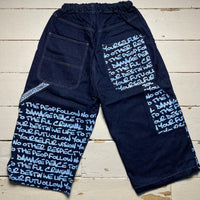 Criminal Damage Graffiti Baggy Vintage y2k Denim Carpenter Style Jorts Jean Shorts