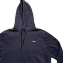 Nike Navy and White Swoosh Hoodie (XL)