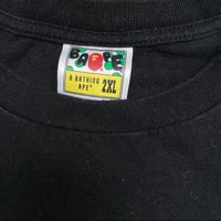 Bape A Bathing Ape Black and White T Shirt (2XL)