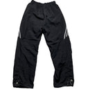 Adidas Black and Grey Shell Trackpant Baggy Bottoms (S)