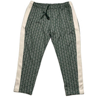 Lacoste Green and Cream Tapered Joggers (3XL)