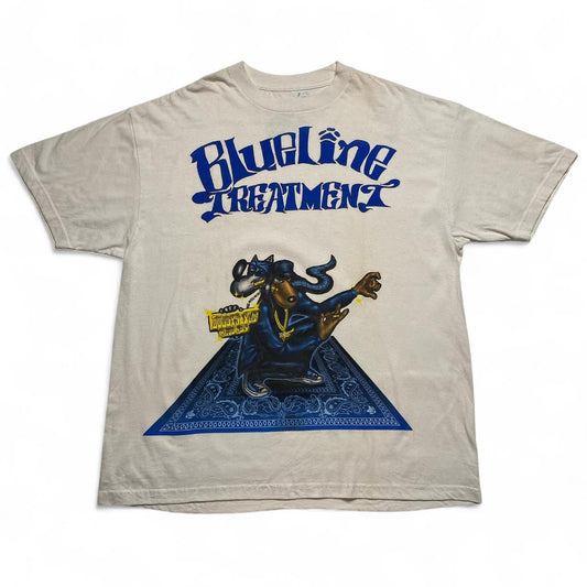 Blue Line Treatment Snoop Dogg Vintage 90’s T Shirt White