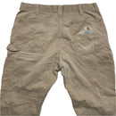Carhartt Vintage Beige Sand Khaki Carpenter Cargo Trousers (34W)