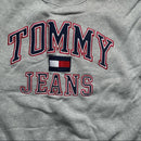 Tommy Hilfiger Grey Spellout Jumper (XS)